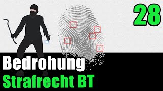 Die Bedrohung § 241 StGB  Strafrecht BT 28 [upl. by Amehsat]