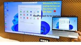 how to cast laptop to tv on fire tv stick wirelessly [upl. by Atnamas]
