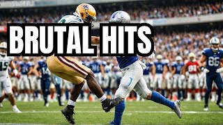 Hardest Football Hits Ever [upl. by Philemon397]