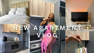 NEW APARTMENT VLOG apartment tour move in with me furniture shopping hauls  more [upl. by Essilrahc]