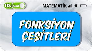 10 Sınıf Matematik Fonksiyon Çeşitleri  Basit Konu Anlatımı 2023 [upl. by Bilac519]