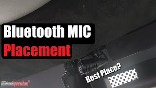 Bluetooth Microphone  Mic Installation and Placement  AnthonyJ350 [upl. by Osnohpla]