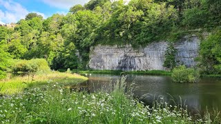 Fantastic Peak District Walk  Tideswell Dale Monsal Head Viaduct Cressbrook and Litton Mill [upl. by Yellehs]