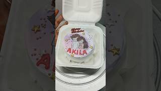 bento cake 😍 3vcakes cake baking cakedecorating allaboutbaking cakedesign telugu ytshorts [upl. by Ultima819]