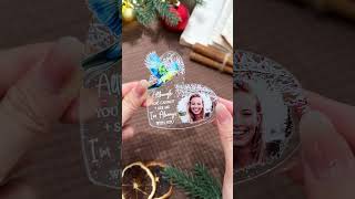 Im Always With You  Personalized Acrylic Photo Ornament  New Edition [upl. by Noraj]