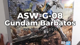 GUNDAM BARBATOS ASWG08 MG BUILD [upl. by Eednas]