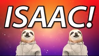 HAPPY BIRTHDAY ISAAC  SLOTH HAPPY BIRTHDAY RAP [upl. by Bensen]