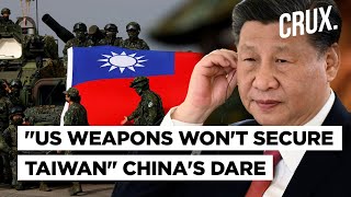 quotUS Turning Taiwan into a Weapons Depotquot China Fumes President Tsai Ingwen Sees No Major Invasion [upl. by Kathryn]