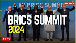 LIVE BRICS Leaders Gather at Kazan Expo Centre for Summit  PM Modi Attends BRICS Meet  NewsX [upl. by Nosnek]