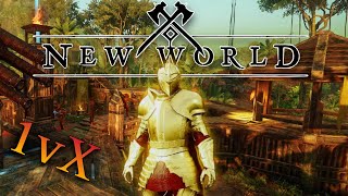 New World Aeternum PvP  Insane Damage 1vX [upl. by Struve916]