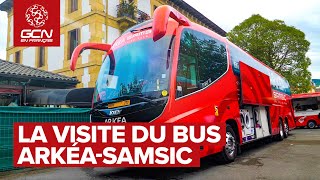 Découvrez le bus de léquipe ArkéaSamsic [upl. by Belen]