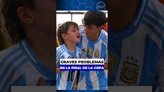 Graves problemas en las puertas del estadio de la final entre Argentina vs Colombia 😱 [upl. by Cyrano]