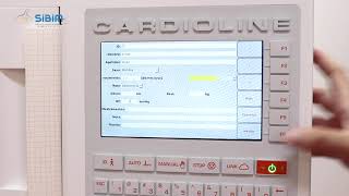 Electrocardiógrafo 200 marca CARDIOLINE distribuidor exclusivo SIBIM [upl. by Etnahs]