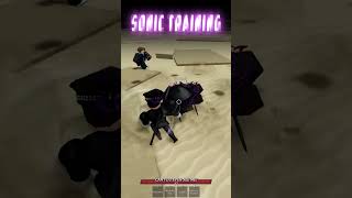 Sonic Training in TSB roblox shorts thestrongestbattlegrounds fyp [upl. by Atteuqahc]