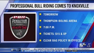 Professional Bull Riders roll into Knoxville on Saturday [upl. by Aluin]