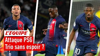 PSG  Fautil persister avec le trio MbappéKolo MuaniDembélé [upl. by Lleznod]