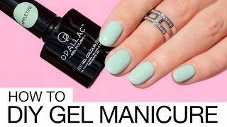 Gelish Gel Polish Manicure Application Indepth [upl. by Auqcinahs]