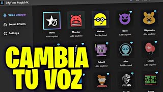 Cambiador de voz GRATUITO en cualquier Apps [upl. by Roon]