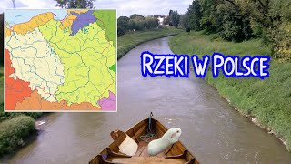 Rzeki w Polsce Ich źródła ujścia dorzecza i zlewiska geografia  lekcja dla klasy 7 [upl. by Hedwig]