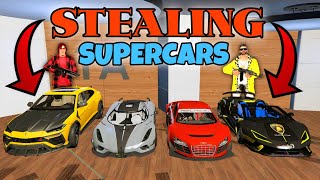 Stealing All quotSUPERCARSquot From quotMAZE BANK GARAGEquot in GTA 5 Sobrang Solid😲 [upl. by Irahcaz]