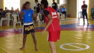 Ranini Cundasawmy muay thaï vs Nivesha Brambodary grappling [upl. by Berni603]