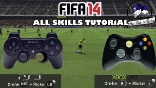 FIFA 14  quotAll Skill Movesquot Tutorial ᴴᴰ  Controller Animation  PS3  XBOX360 [upl. by Calabresi]