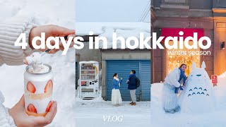 4day hokkaido winter itinerary shopping haul  scenic train trip thrifting snow festival [upl. by Faunia]