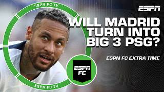 Will Real Madrid have the same problem as PSG with Mbappe Messi amp Neymar 🤔  ESPN FC Extra Time [upl. by Annahsad]