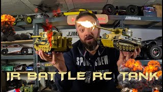 TANK RC 128 de combat IR FUN pas CHER le super cadeau 🥳 [upl. by Isoj868]