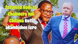 Zataniso kuti Chakwera ndi Chilima akambidwe chonchi lero patapita nthawi ndithu asana kambidwe [upl. by Budge]