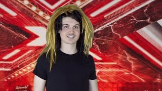 Scary woman on X factor remake cheesynuggets [upl. by Dickman958]