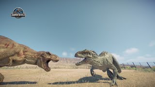 TRex vs Indominus Rex The Legendary Clash of Dinosaurs [upl. by Rehtaef]