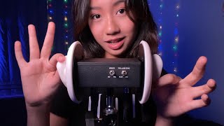 ASMR  Dry Ear Massage  Cupping Rubbing Pinching amp Hand Sounds [upl. by Neirbo]