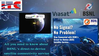 All you need to know about BSNL’s directtodevice satellite connectivity service  bsnl viasat [upl. by Schecter]