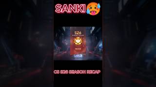 FREE FIRE CS S26 NEW SEASON 😱 CHANGE MASTER COMPLETE 💯✅shortsfeed foryou freefire sankigamerlive [upl. by Baseler256]