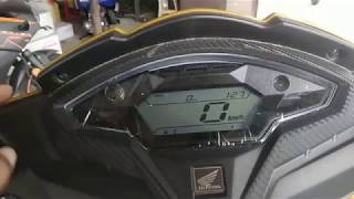 New 2018 Honda Dio DLX Digital Meter settings [upl. by Aja770]