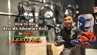 Leatt 45 MX Boot  Buy International Boots in india  Adventure offroad Boot india tamil [upl. by Baptist]