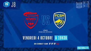 J8 I Nîmes Olympique vs FC Sochaux M en replay 11 I National FFF 20242025 [upl. by Aruat448]