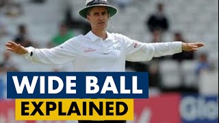 Wide Ball in Cricket Explained  Cricket Law 22  Know Cricket Better Series [upl. by Kipper33]