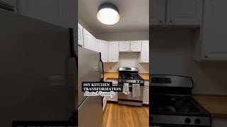 DIY Rental Friendly Kitchen Transformation [upl. by Dielu357]