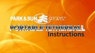 Portable Tetherball Instructions [upl. by Halehs]