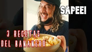 3 Recetas del Bananero  SAPEE [upl. by Gerald]