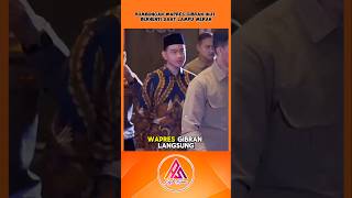 ROMBONGAN MOBIL WAPRES GIBRAN BERHENTI SAAT LAMPU MERAH videoviral shortvideo fyp [upl. by Malchy]