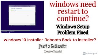 windows needs to restart to continue  fixed easily  Just 1 Minute [upl. by Adnilemreh284]