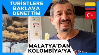 Kolombiyada Yaşayan Türkler  Kolombiyada Baklavacı [upl. by Daraj891]