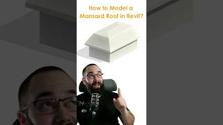 Mansard Roof in revit architecture revittutorial [upl. by Ahtnahc941]