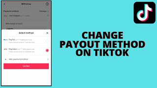 How to Change Primary Payout Method On Tiktok [upl. by Ennaecarg498]