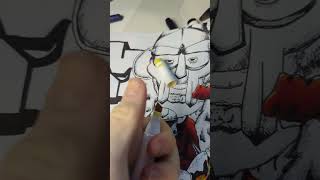 DRAWING Mf Doom SATISFYING shorts [upl. by Britte]