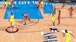 NBA 2k17 MyTEAM  Made Impossible Deep Buzzer Beater Diamond Allen Iverson Breaking Ankles [upl. by Delaney669]