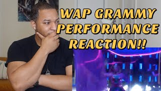 WAP Grammy Performance REACTION [upl. by Eiroj]